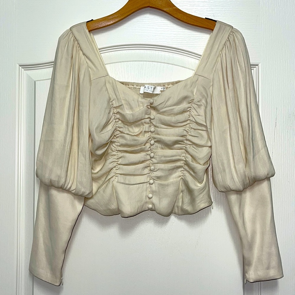 ASTR Cream Blouse - Size S